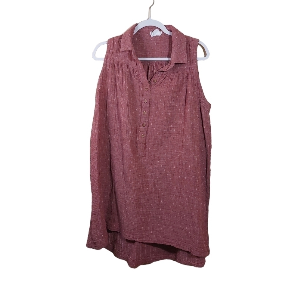 Mere Look Ladies Sleeveless Shirt Dress